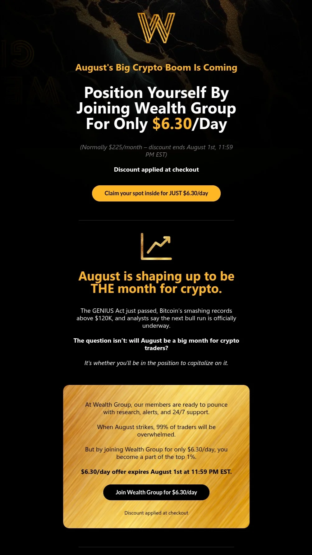 Whop email creative