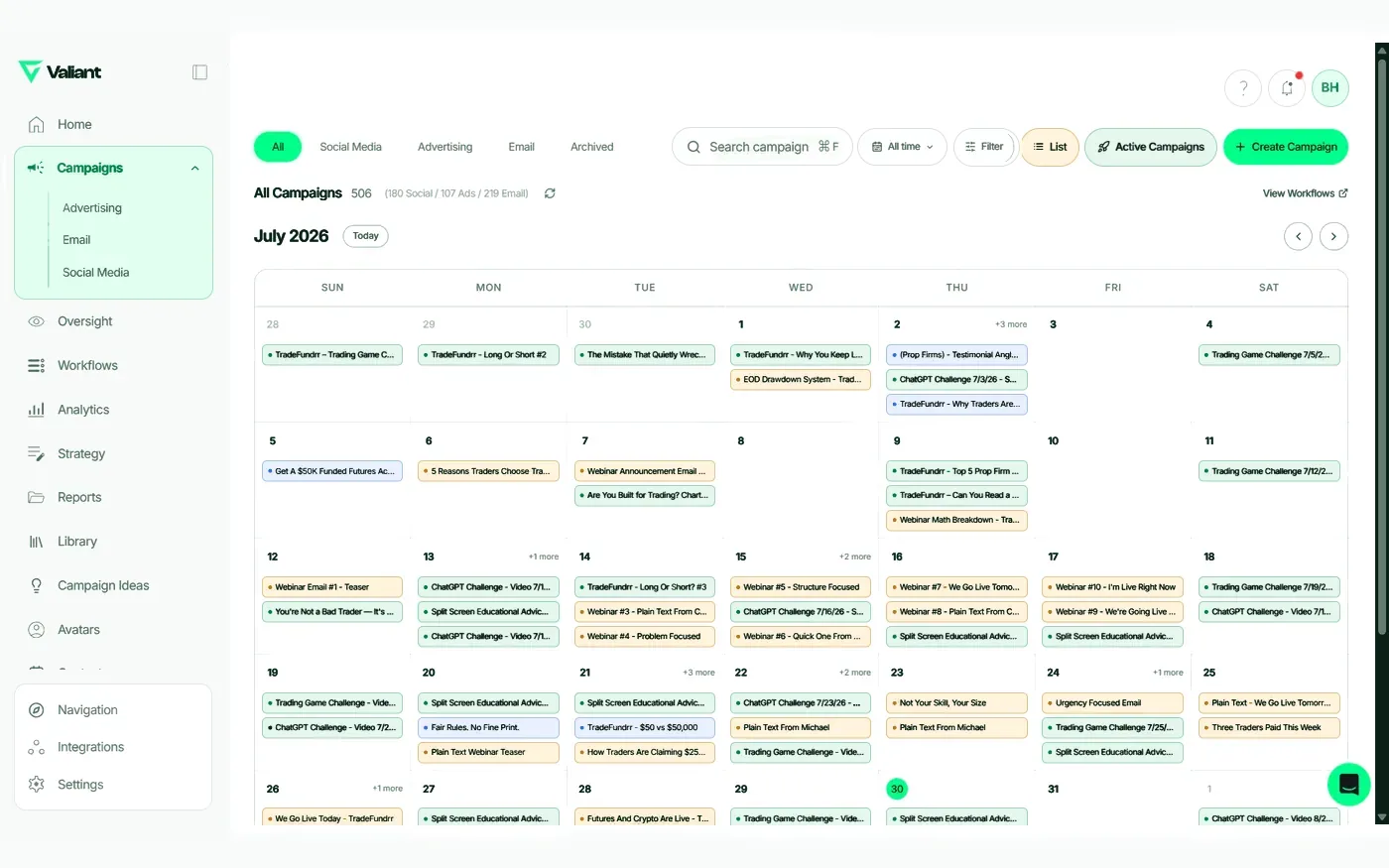 Plan Your Campaigns