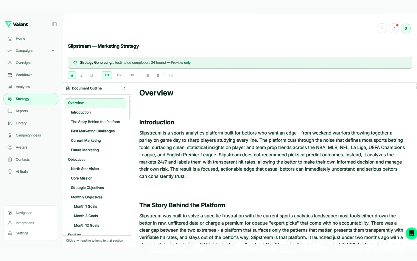 Real-time Strategy Creation & Optimization