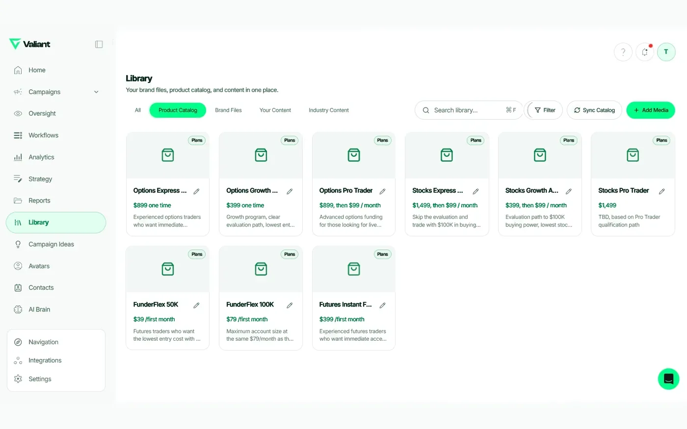 Your Product Catalog
